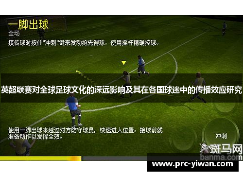 英超联赛对全球足球文化的深远影响及其在各国球迷中的传播效应研究
